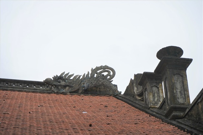 Nét kiến trúc độc đáo của chùa cổ Trà Phương. Ảnh: Mai Dung/ Báo Lao Động