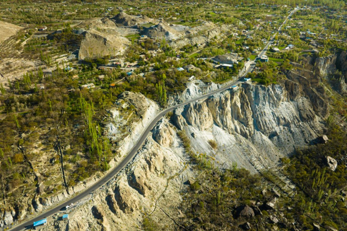 Đoạn đường tại đường cao tốc Karakorum