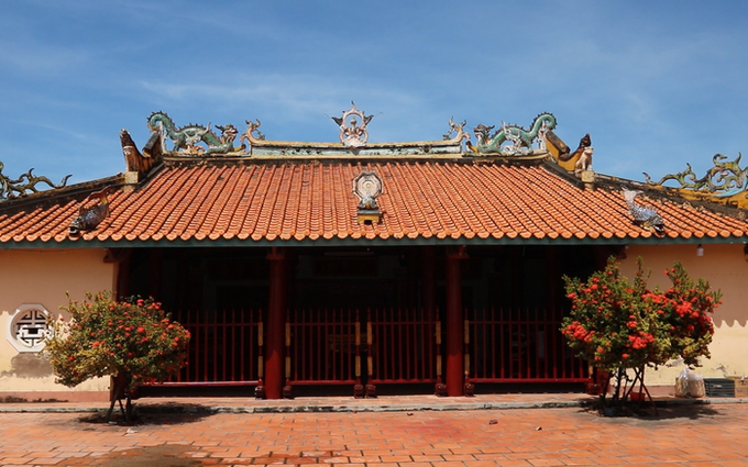 Gian chính của cổ đình Đắc Nhơn ngày nay