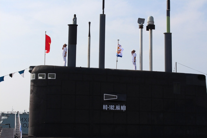 Lễ thượng cờ Tàu 182 - Hà Nội ngày 14/05/2014. Ảnh: VOV