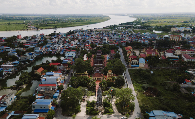 Toàn cảnh chùa Cổ Lễ. Ảnh: Báo Vietnamnet