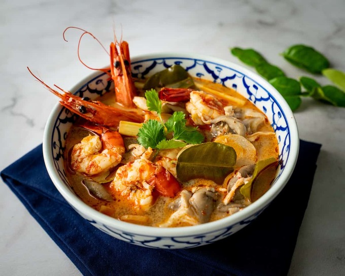 Tom yum goong chỉ là một trong nhiều loại súp tom yum ở Thái Lan