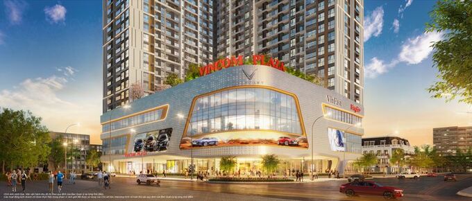 TTTM Vincom Plaza ở khối đế và khu phố thương mại Broadways liền kề hứa hẹn là tâm điểm sôi động mới ở Bắc Giang