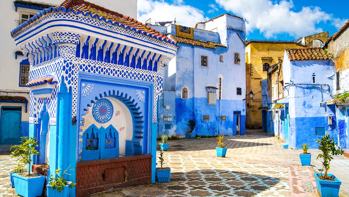 Chefchaouen còn có thể sánh ngang với vẻ lãng mạn của Santorini ở Hy Lạp