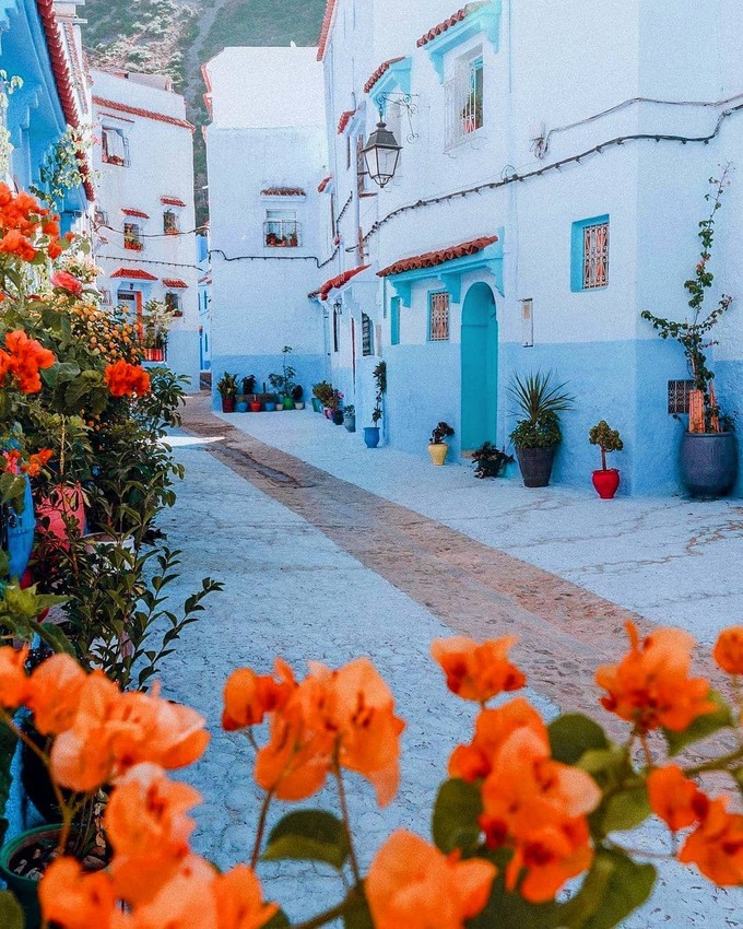 Ngôi làng Chefchaouen tĩnh lặng