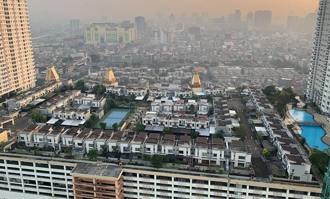 Toàn cảnh ngôi làng trên nóc của trung tâm thương mại Thamrin City