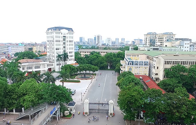 Một góc Đại học Quốc gia Hà Nội