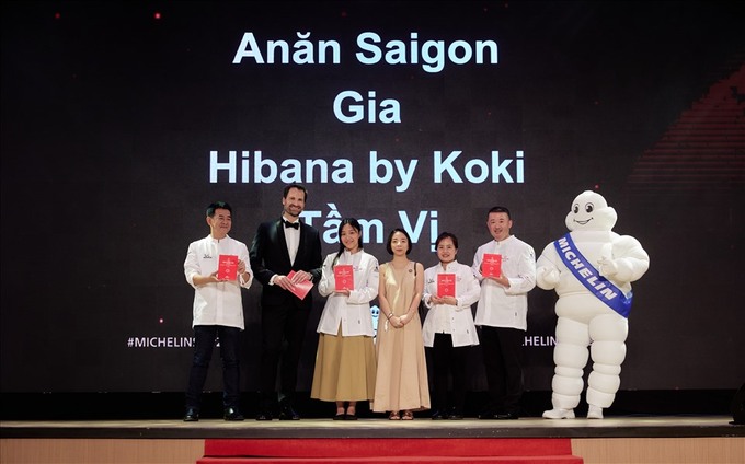 4 nhà hàng nhận được sao Michelin ở Hà Nội và TP. HCM. Ảnh: Michelin Guide