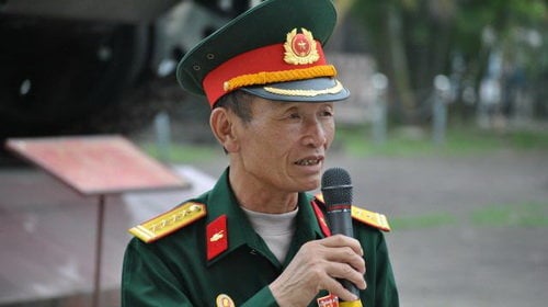 Đại tá Bùi Quang Thận. Ảnh: Thái Bình TV