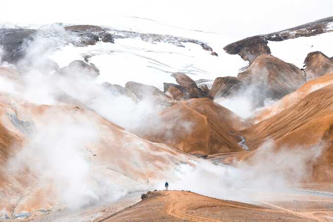 Kerlingarfjöll cũng là một điểm đến phổ biến cho những người yêu thích leo núi và trekking