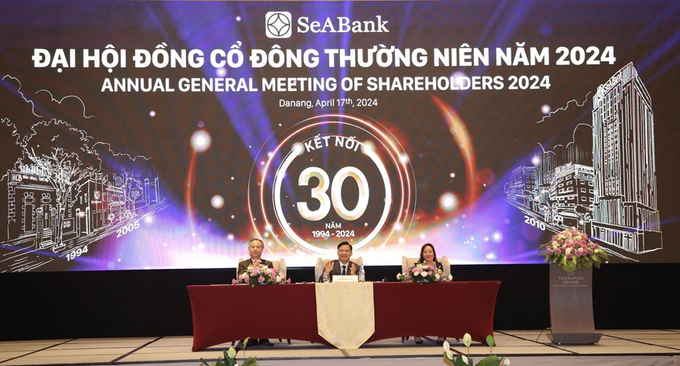 SeABank vừa tổ chức Đại hội đồng cổ đông thường niên 2024 tại Đà Nẵng.