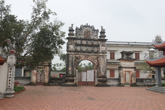 Đình Phù Tinh ở xã Trường Thành, huyện Thanh Hà, tỉnh Hải Dương. Ảnh: Báo Hải Dương