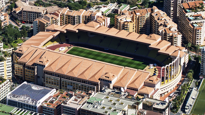 Sân vận động Stade Louis II. Ảnh: Internet