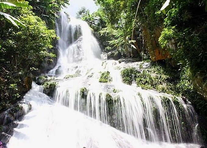 Khung cảnh thiên nhiên thơ mộng, kỳ vĩ tại thác Mây. Ảnh: Lữ hành Việt Nam