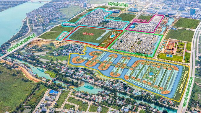 Dự án Vinhomes Star City trên địa bàn P. Đông Hải. Ảnh: Internet