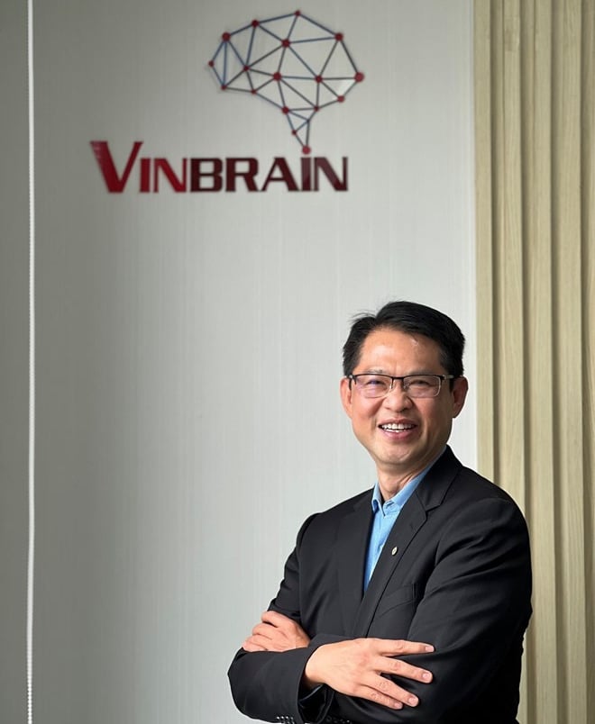 Ông Trương Quốc Hùng - Nhà sáng lập kiêm Tổng Giám đốc VinBrain. Trước đó, ông từng là Director AI (Giám đốc Trí tuệ nhân tạo) của Microsoft tại Mỹ. Ảnh: NVCC/Báo Lao động