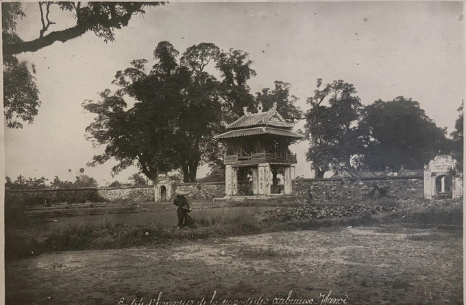 Khuê Văn Các vào năm 1912 (Ảnh: EFEO)