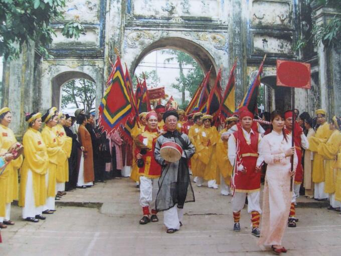 Hội làng Đại Lan. Ảnh: Cổng TTĐT huyện Thanh Trì