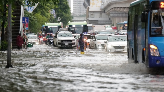 Hà Nội triển khai kế hoạch chống ngập. Ảnh minh họa