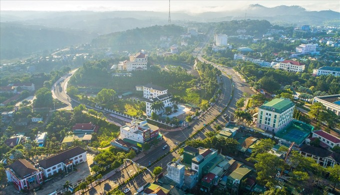 Thị xã Gia Nghĩa (nay là TP. Gia Nghĩa) là tỉnh lỵ của địa phương này, đây cũng là thị xã duy nhất ở nước ta từng được chọn là tỉnh lỵ. Ảnh: Báo Lao Động