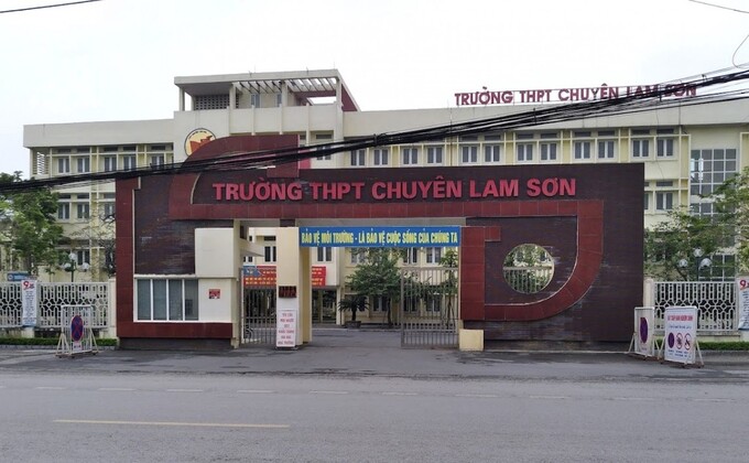 Trường THPT chuyên Lam Sơn (Thanh Hóa) (Ảnh: Báo Công thương)