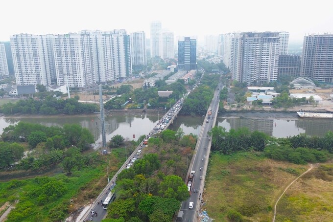 Đường trục Bắc - Nam (từ Nguyễn Văn Linh đến cao tốc Bến Lức - Long Thành (nguồn ảnh: báo Vietnammoi)