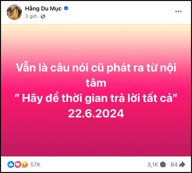 Động thái mới nhất của Hằng Du Mục sau nhiều biến cố. Ảnh: FBNV