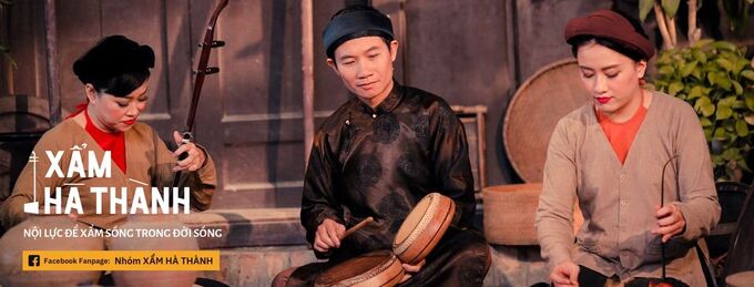 Nhóm Xẩm Hà thành được thành lập năm 2009 bởi nghệ sĩ hát Xẩm Mai Tuyết Hoa. Ảnh: Nhóm Xẩm Hà Thành.