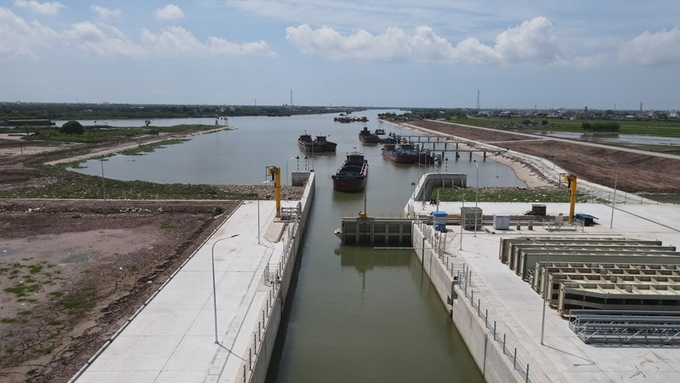 Âu tàu Nghĩa Hưng là hạng mục giá trị nhất của kênh đào. Ảnh: Báo điện tử Đảng Cộng sản Việt Nam