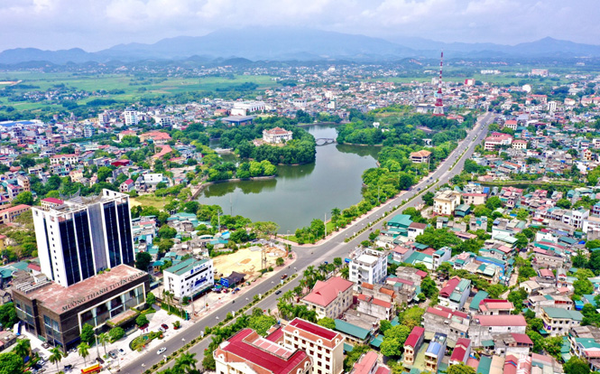 Một góc thành phố Tuyên Quang.