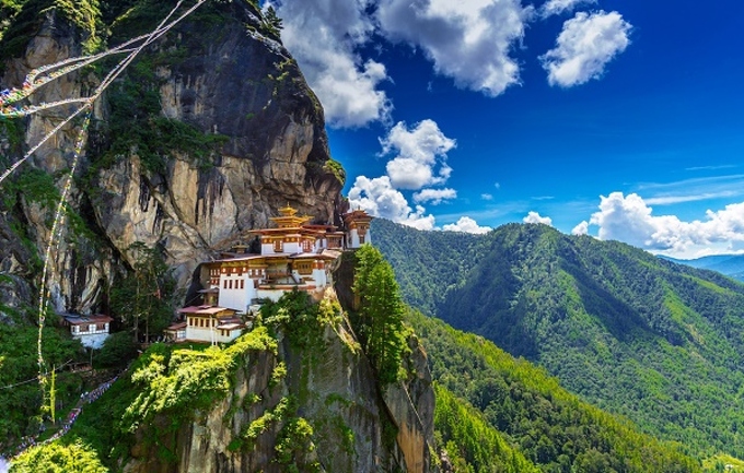 Bhutan là vùng đất với không khí trong lành và nét đẹp tâm linh Phật giáo. Nguồn: Vietnam Tourist