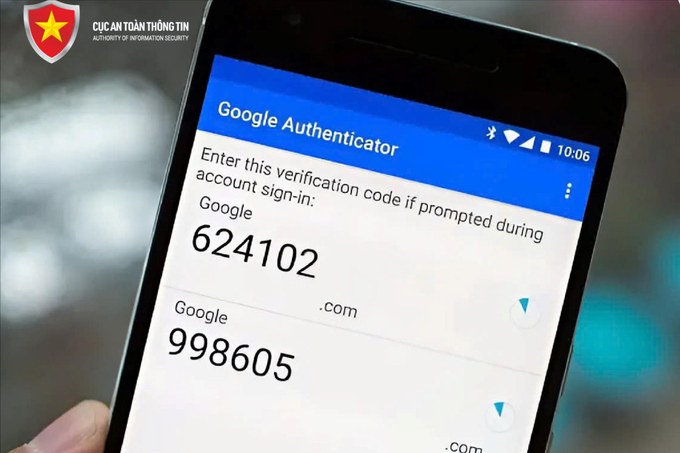 Cục An toàn thông tin lưu ý chiêu trò lừa đảo người dùng tải ứng dụng bảo mật Google Authenticator giả mạo để đánh cắp dữ liệu