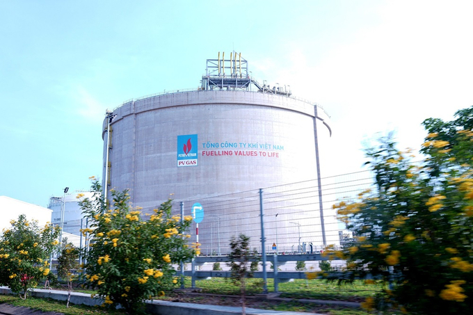 Bồn chứa LNG của PV GAS.