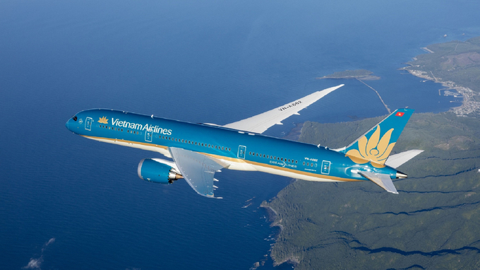 Vietnam Airlines là hãng hàng không duy nhất của Việt Nam khai thác đường bay thẳng Hà Nội - Phnom Penh. Ảnh: Internet