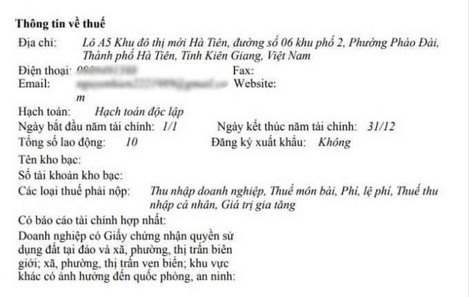 Công ty TNHH Đầu tư phát triển Enterland có tổng số lao động là 10 người. Ảnh: Tạp chí Đầu tư Tài chính - VietnamFinance