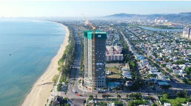 Vịnh Đà Nẵng nơi sắp có tòa tháp đôi 34 tầng được dự đoán sẽ trở thành khu vực phát triển năng động bậc nhất của TP. Đà Nẵng trong thời gian tới. Ảnh: Internet