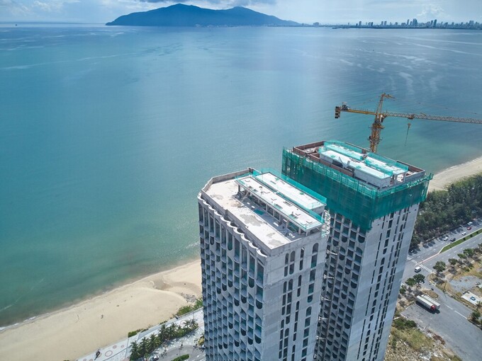 Án ngữ ở vị trí đắc địa, sau khi hoàn thành, tòa tháp đôi 34 tâng sẽ trở thành điểm nhấn trong quy hoạch đô thị của TP. Đà Nẵng. Ảnh: Internet