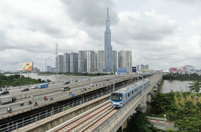 Cuối năm 2024, TP. HCM sẽ cho vận hành tuyến metro số 1 - Nguồn: Internet