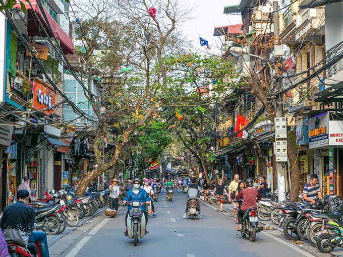 Hà Nội, thủ đô của Việt Nam đứng thứ ba trong danh sách điểm đến không thân thiện với khách đi bộ. Ảnh minh hoạ