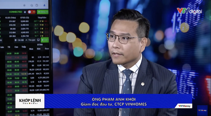 TS. Phạm Anh Khôi - Giám đốc Đầu tư CTCP Vinhomes. Ảnh chụp màn hình