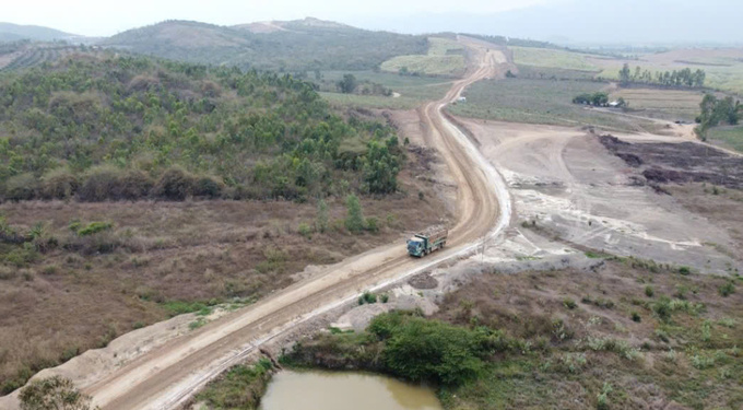 Dự án cao tốc Khánh Hòa - Buôn Ma Thuột đang gặp khó. Nguồn: Tienphong