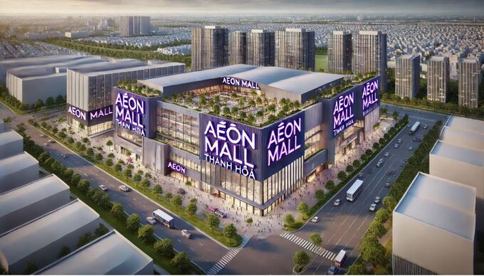 Phối cảnh Aeon Mall tại Thanh Hóa. Ảnh minh họa