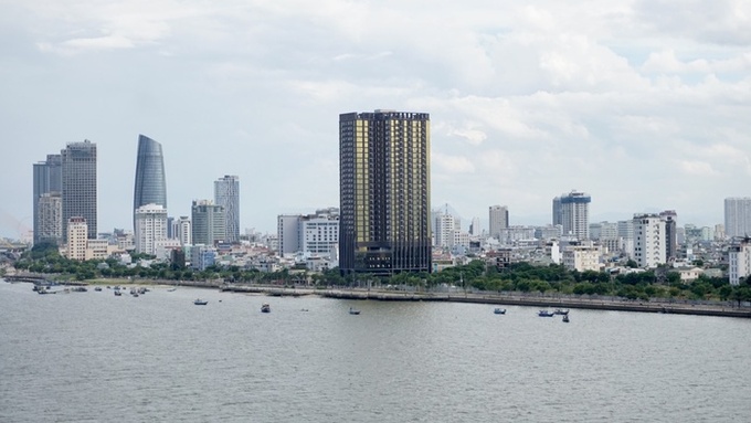 Dự án Tổ hợp Khách sạn, Căn hộ PA Tower tại Đà Nẵng bị chậm tiến độ do thiếu vốn. Ảnh: Internet