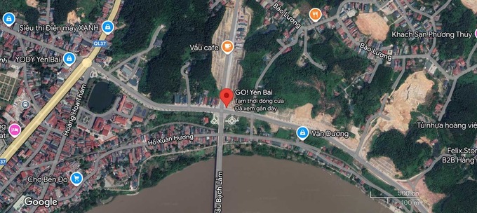 Vị trí triển khai dự án. Ảnh: Google Map