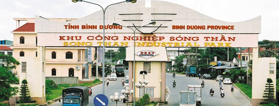 Hình ảnh KCN Sóng Thần 1, tỉnh Bình Dương. Ảnh: Internet