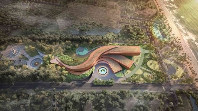 Phối cảnh công trình Bảo tàng Trường Sa. Ảnh: Huni Architectes