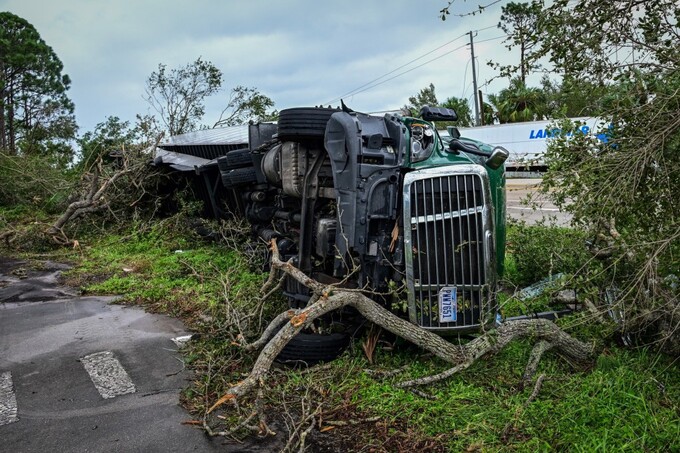 Trước khi bão Milton đổ bộ, nhiều khu vực ở Florida vẫn chưa hồi phục hoàn toàn từ những thiệt hại mà bão Helene để lại. Ảnh: Internet