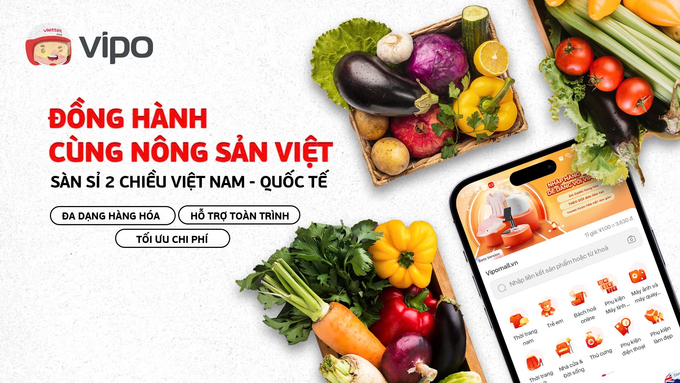 VIPO mall đồng hành cùng nông sản Việt.