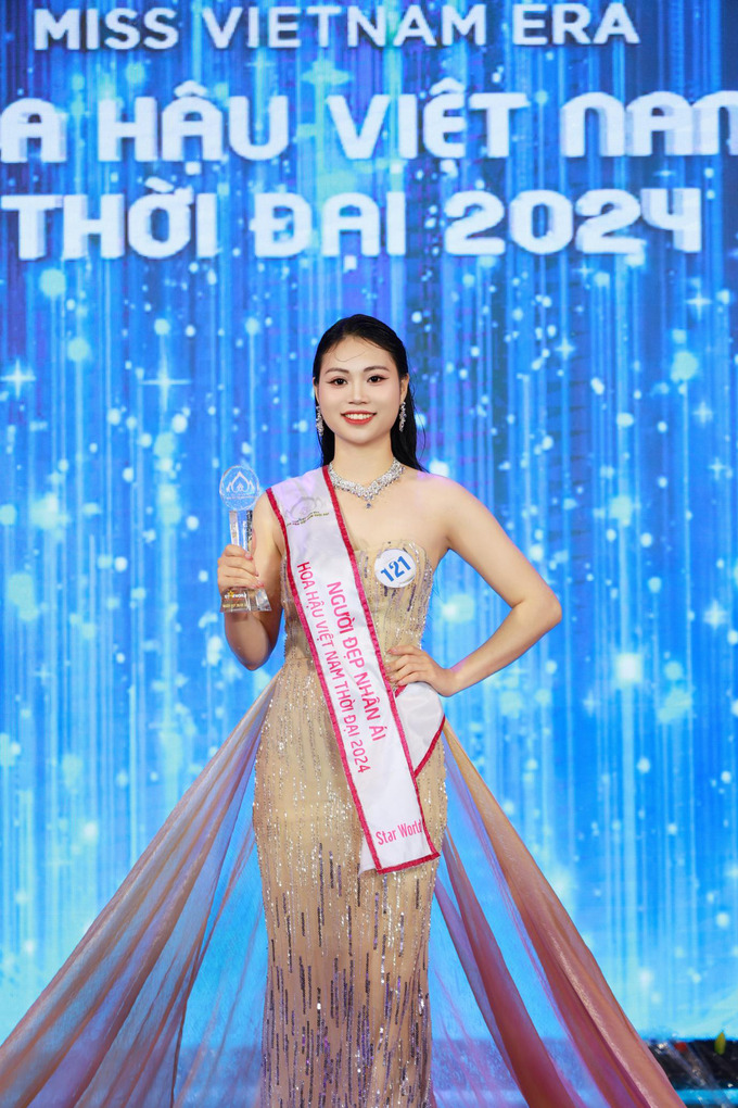 Người đẹp nhân ái Miss VietNam Era 2024 Nguyễn Thị Hồng Nhung (SBD 121), quê Vĩnh Phúc