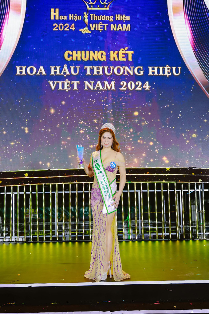 Chân dung nữ doanh nhân đạt danh vị Á hậu 3 trong đêm chung kết Hoa hậu Thương hiệu Việt Nam 2024